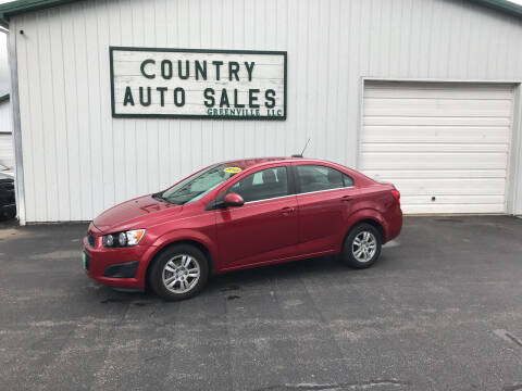 2015 Chevrolet Sonic for sale at COUNTRY AUTO SALES LLC in Greenville OH