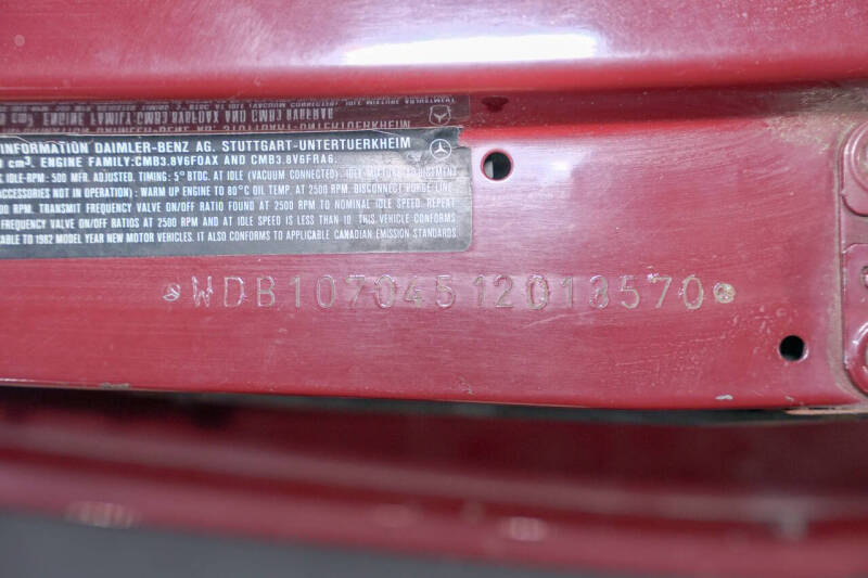 1982 Mercedes-Benz 380-Class 380 SL