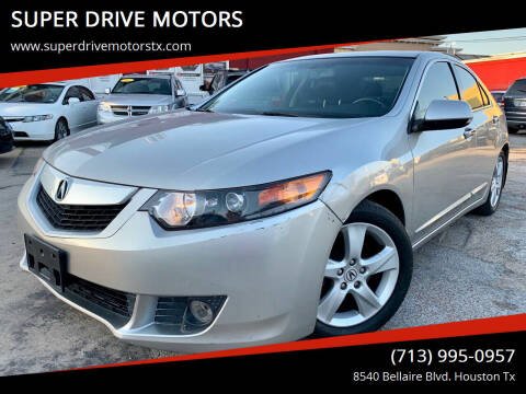 2010 Acura TSX for sale at SUPER DRIVE MOTORS in Houston TX