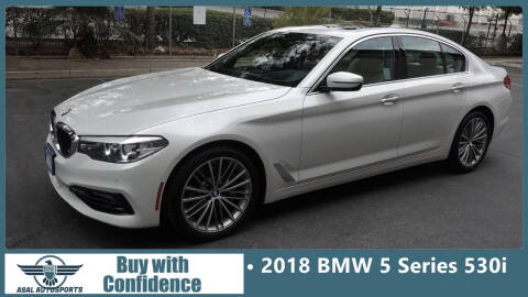 2018 BMW 5 Series for sale at ASAL AUTOSPORTS in Corona CA