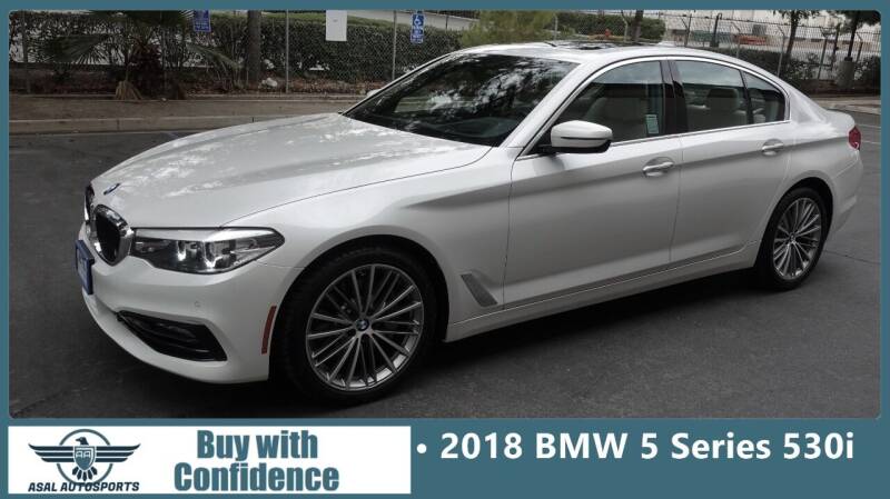 2018 BMW 5 Series for sale at ASAL AUTOSPORTS in Corona CA
