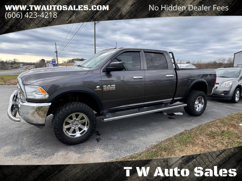 2017 RAM 2500 for sale at T W Auto Sales in Science Hill KY