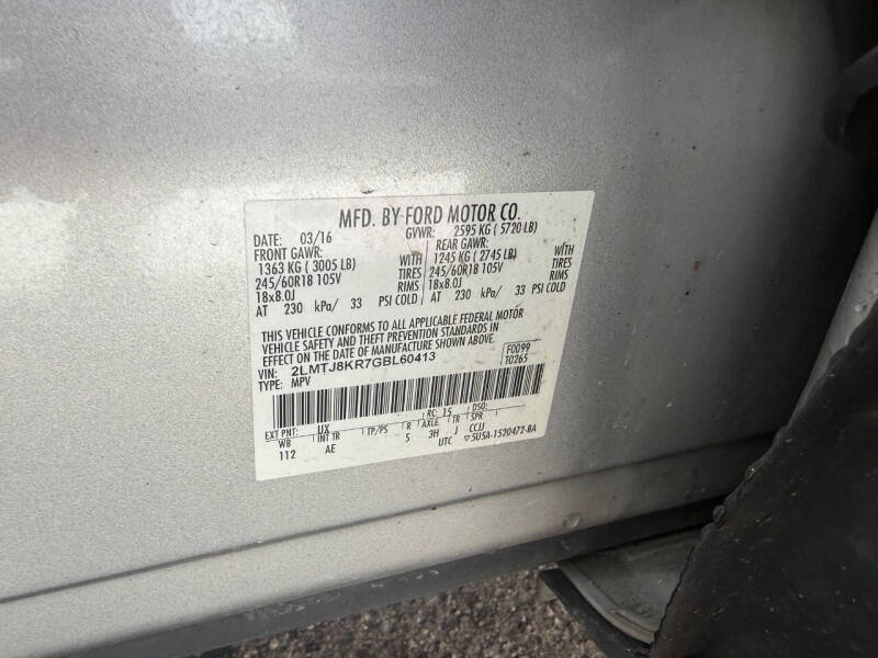 2016 Lincoln MKX Select