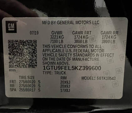 2019 GMC Sierra 1500