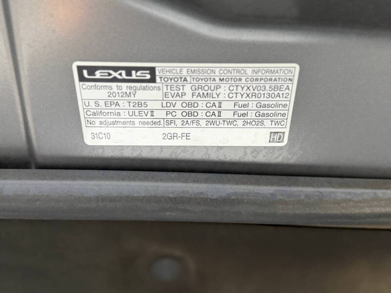 2012 Lexus ES 350