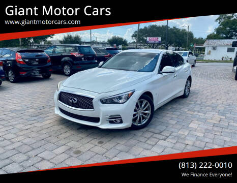 2015 Infiniti Q50 for sale at Giant Motor Cars in Tampa FL