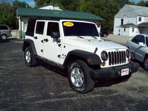 2008 Jeep Wrangler Unlimited for sale at Bessler's Trackside Auto Depot in Batesville IN