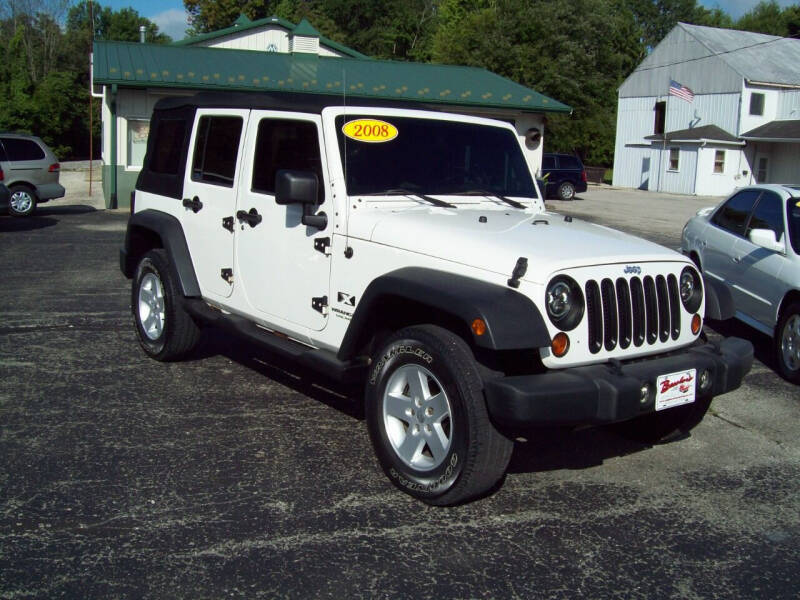 2008 Jeep Wrangler Unlimited for sale at Bessler's Trackside Auto Depot in Batesville IN