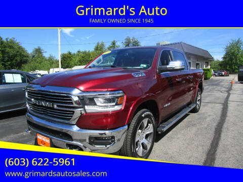 2019 RAM 1500 for sale at Grimard's Auto in Hooksett NH