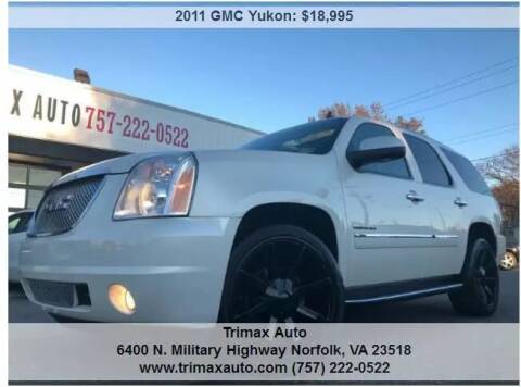 2011 GMC Yukon for sale at Trimax Auto Group in Norfolk VA