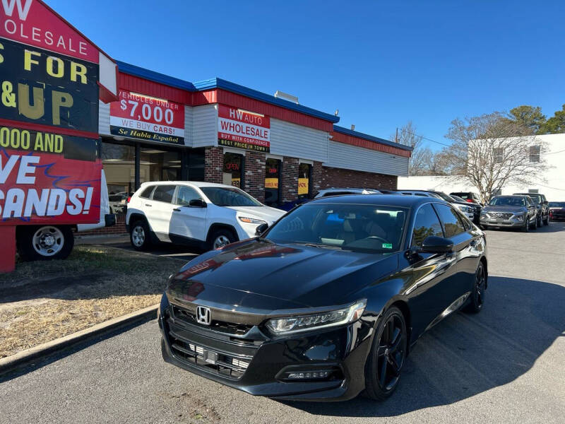 2020 Honda Accord for sale at HW Auto Wholesale in Norfolk VA