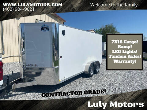 2024 R&M 7X16 V-Nose Enclosed Cargo for sale at Luly Motors-Trailers in Lincoln NE