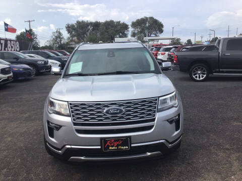 2018 Ford Explorer Platinum