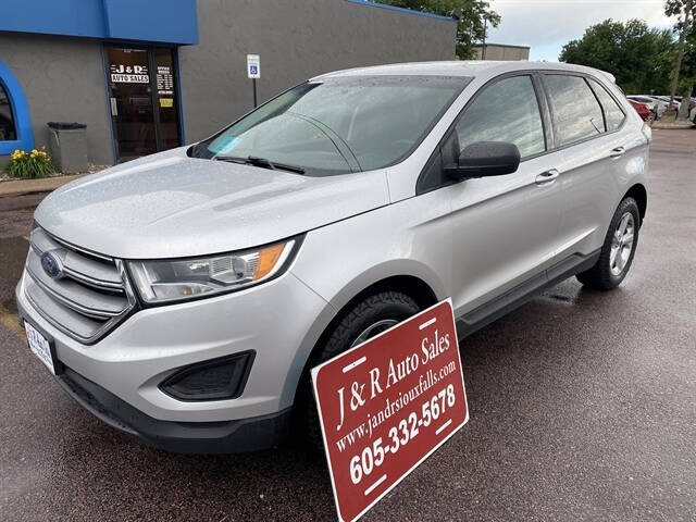 Silver 2017 Ford Edge SE AWD SE 4dr Crossover 2