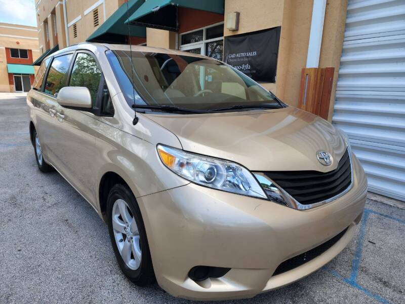 2012 Toyota Sienna for sale at Cad Auto Sales Inc in Miami FL