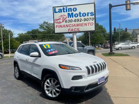 2017 Jeep Cherokee for sale at Latino Motors in Aurora IL