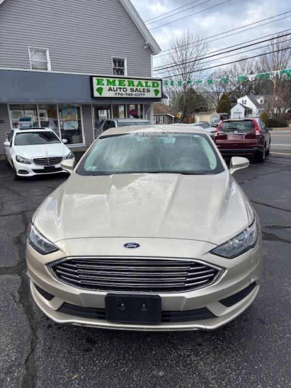 2017 Ford Fusion Hybrid for sale at Emerald Auto Sales in Spencer MA