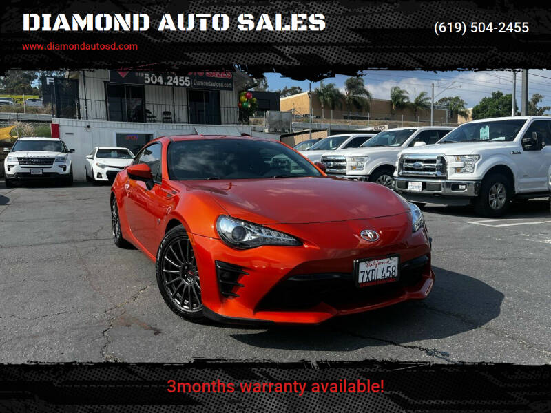 2017 Toyota 86 for sale at DIAMOND AUTO SALES in El Cajon CA