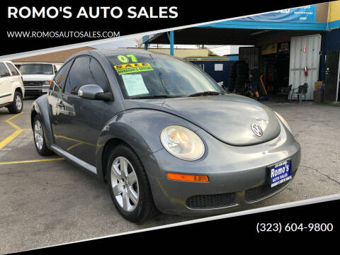 2007 Volkswagen New Beetle for sale at ROMO'S AUTO SALES in Los Angeles CA