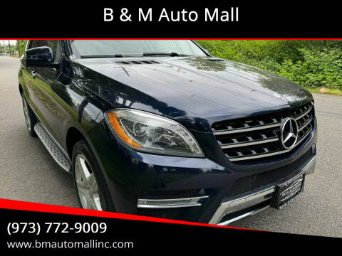 2014 Mercedes-Benz M-Class for sale at B & M Auto Mall in Clifton NJ