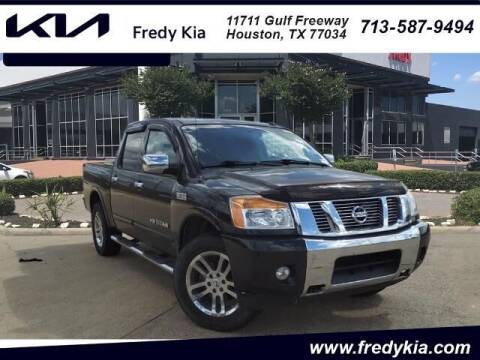 2015 Nissan Titan for sale at FREDYS CARS FOR LESS in Houston TX