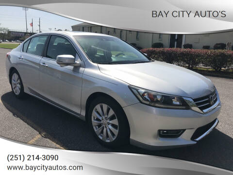 2013 Honda Accord for sale at Bay City Auto's in Mobile AL