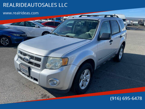 2010 Ford Escape Hybrid for sale at REALRIDEAUTOSALES LLC in Sacramento CA