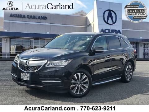2016 Acura MDX for sale at Acura Carland in Duluth GA
