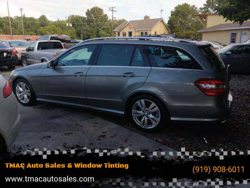 2011 Mercedes-Benz E-Class for sale at TMAC Auto Sales & Window Tinting in Durham NC