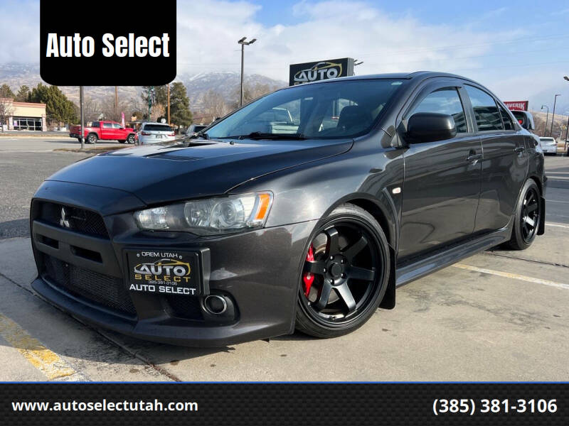 2013 Mitsubishi Lancer Evolution for sale at Auto Select in Orem UT