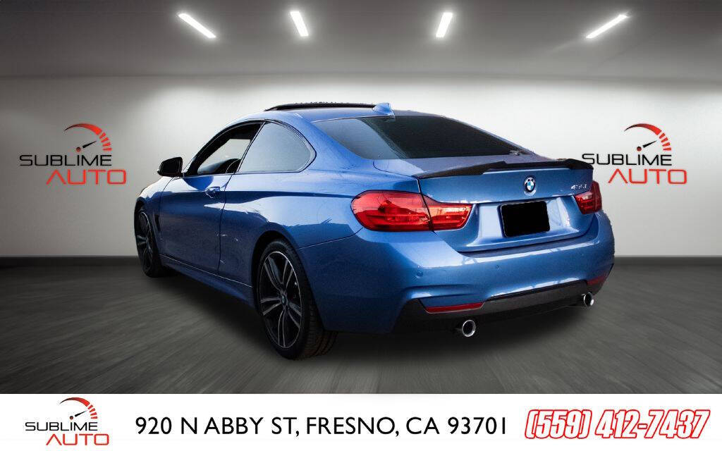 2015 BMW 4 Series for sale at SUBLIME AUTO in Fresno, CA