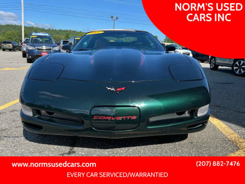 2001 Chevrolet Corvette for sale at NORM'S USED CARS INC in Wiscasset ME