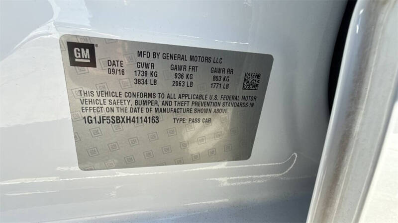 2017 Chevrolet Sonic Premier Auto