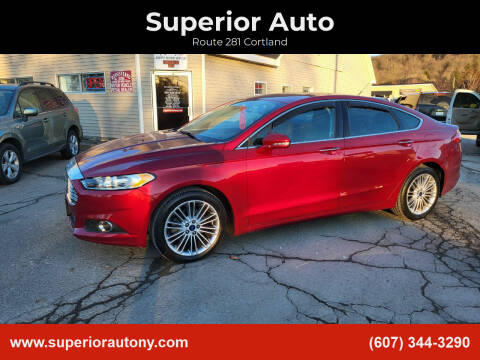 2016 Ford Fusion for sale at Superior Auto in Cortland NY