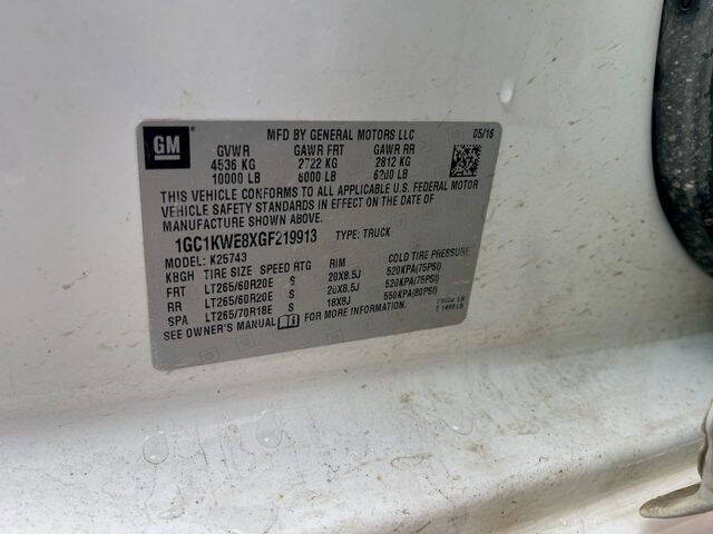 2016 Chevrolet Silverado 2500HD