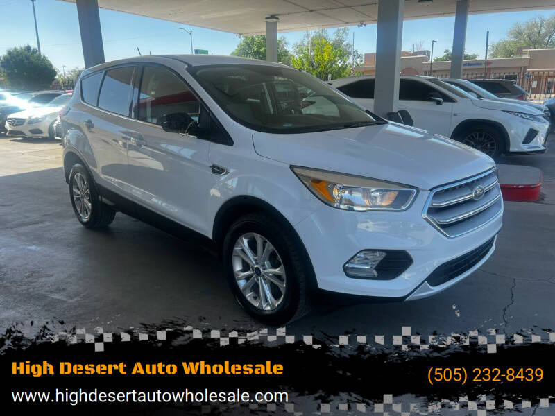 2019 Ford Escape for sale at High Desert Auto Wholesale in Albuquerque NM