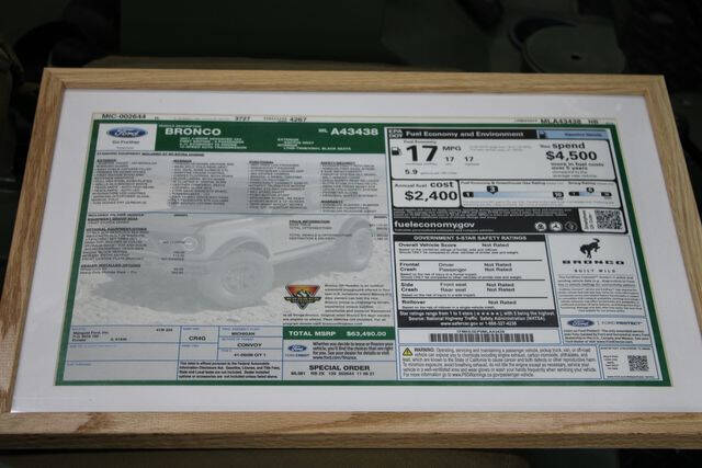 2021 Ford Bronco First Edition Advanced