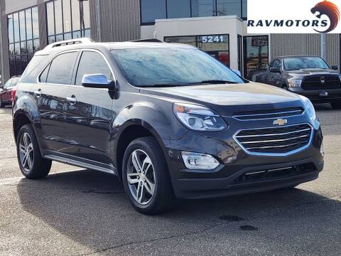 2016 Chevrolet Equinox for sale at RAVMOTORS - CRYSTAL in Crystal MN