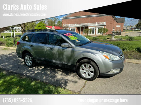 2011 Subaru Outback for sale at Clarks Auto Sales in Connersville IN