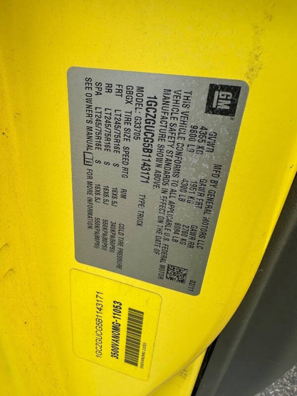 2011 Chevrolet Express 3500