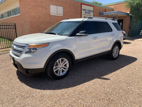 2012 Ford Explorer for sale at FIRST CHOICE MOTORS in Lubbock TX