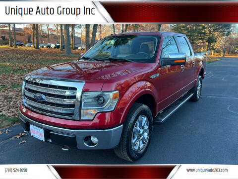 2013 Ford F-150 for sale at Unique Auto Group Inc in Whitman MA