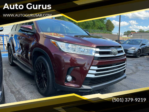 2017 Toyota Highlander for sale at Auto Gurus in Little Rock AR