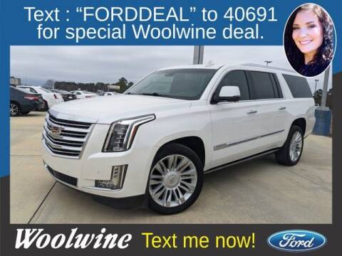 2016 Cadillac Escalade ESV for sale at Woolwine Ford Lincoln in Collins MS