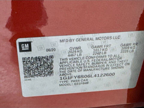 2020 Chevrolet Bolt EV LT
