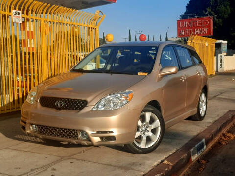 2003 Toyota Matrix for sale at UNITED AUTO MART CA in Arleta CA