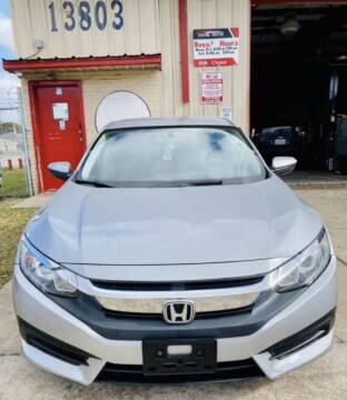 2016 Honda Civic for sale at 2 Brothers Coast Acquisition LLC dba Total Auto Se in Houston TX