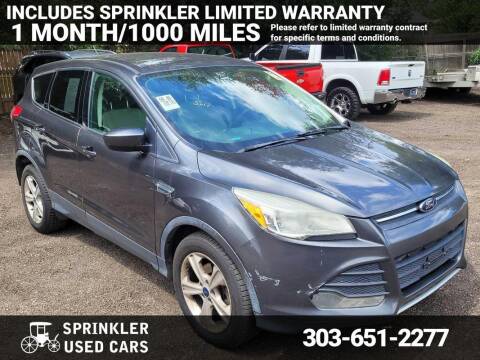 2015 Ford Escape for sale at Sprinkler Used Cars in Longmont CO