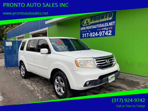 2013 Honda Pilot for sale at PRONTO AUTO SALES INC in Indianapolis IN