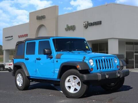 2012 Jeep Wrangler Unlimited for sale at Hayes Chrysler Dodge Jeep of Baldwin in Alto GA